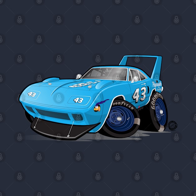 Plymouth SuperBird 43 Petty by Goin Ape Studios