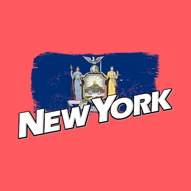 New York flag by PVVD