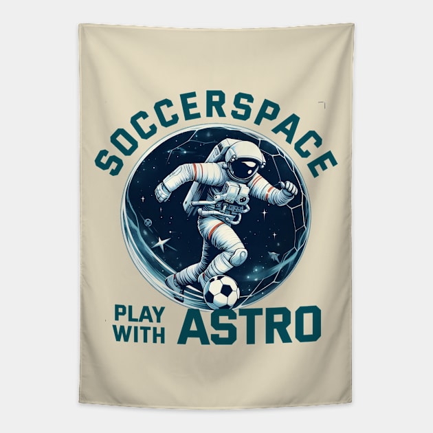 Soccer Space - Play with Astro Tapestry by mirailecs