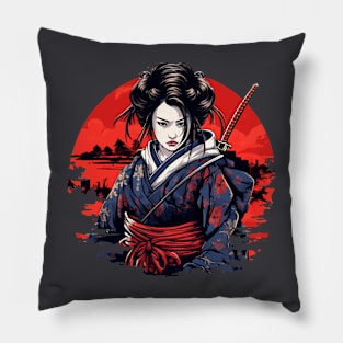 Onna Bugeisha Pillow