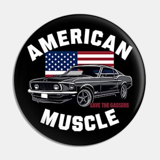 American Muscle Pin