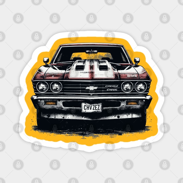 Chevrolet Chevelle Magnet by Vehicles-Art