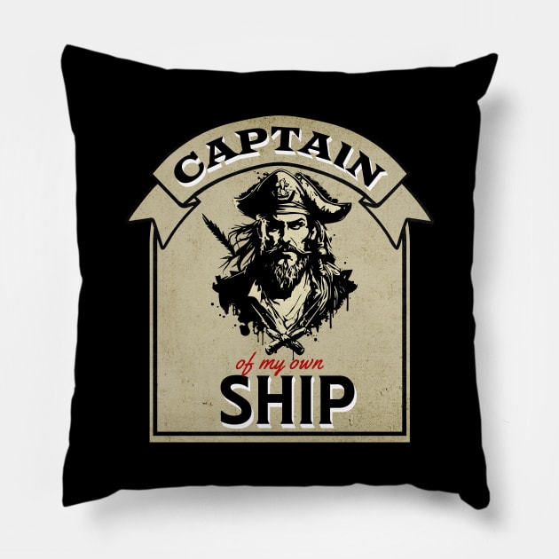 Captain of my own Ship Pillow by LexieLou