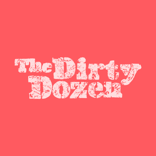 The Dirty Dozen logo (white) by GraphicGibbon
