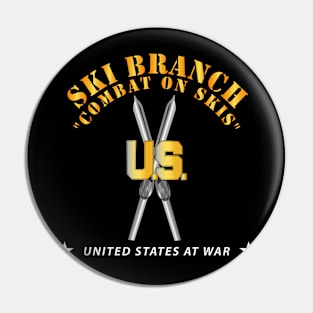 Ski Branch - Combat  on Skis X 300 Pin