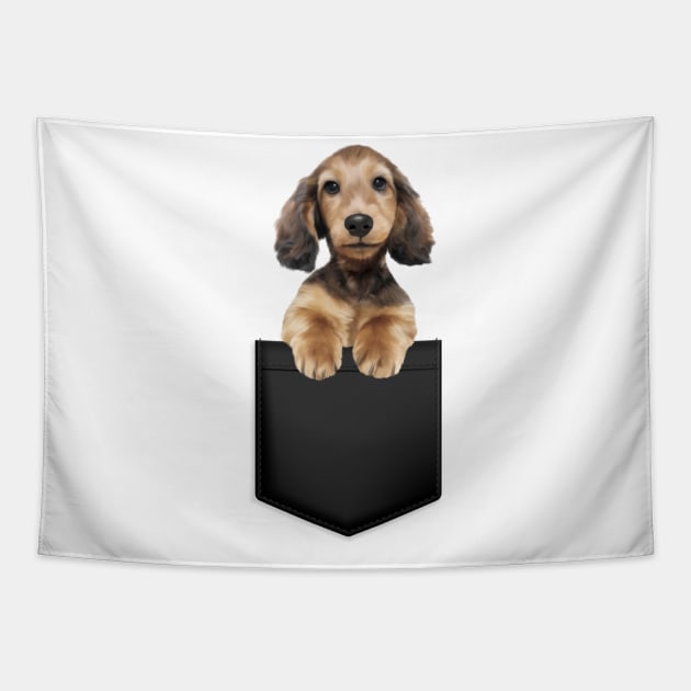 Cocker Spaniel in Pocket Tapestry by Mind Your Tee