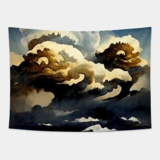 Majestic cumulus clouds Tapestry