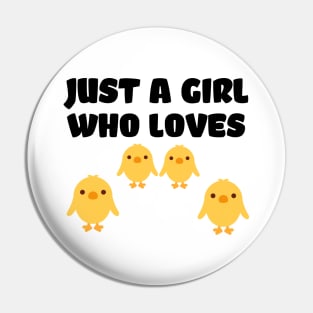 Just a girl who loves peckers text art Pin