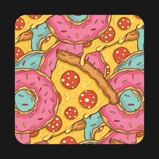 pizza and donuts fast food T-Shirt