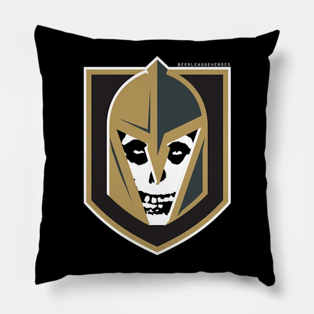 Golden Misfits Pillow by Greatest Hockey Merch