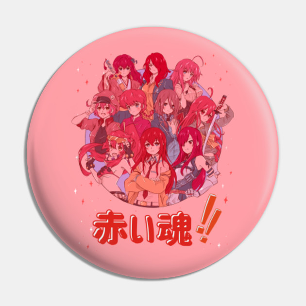 Red Soul Anime And Manga Pin Teepublic