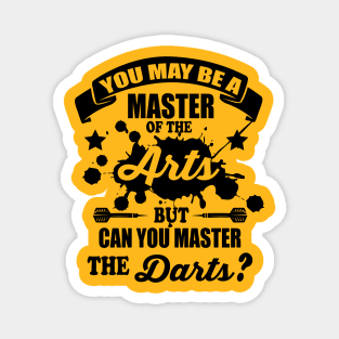 Can you master the darts (black) Magnet