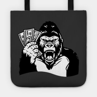 Gorilla with Money Tote