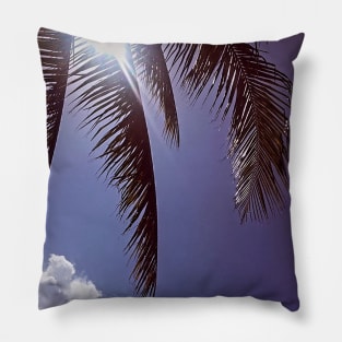 Palm Tree Leaves Pillow