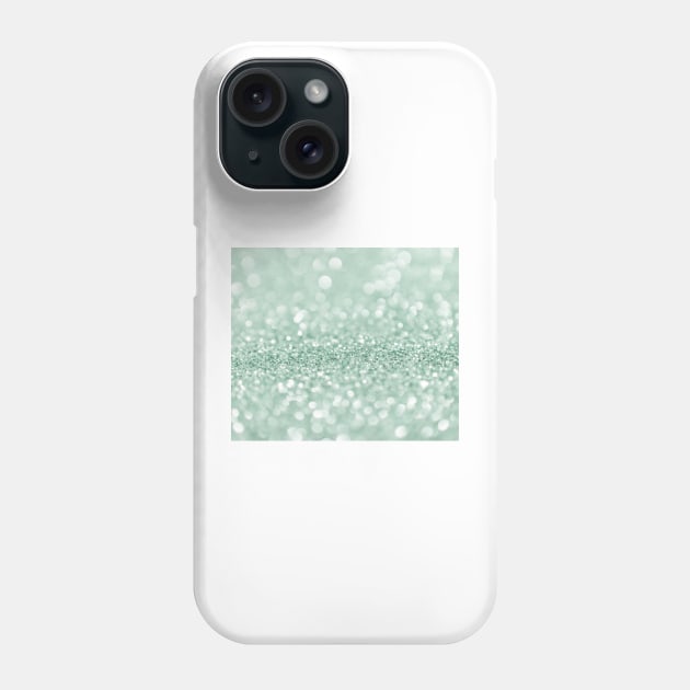 Glittering mint Phone Case by RoseAesthetic