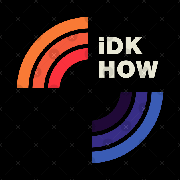 iDKHOW 1981 [DARK] by Iguana Tees