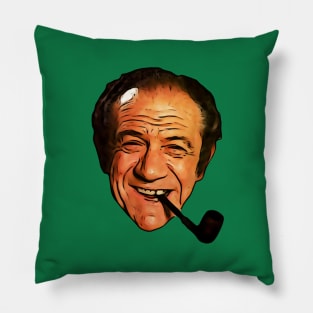 Sid James laughing Pillow