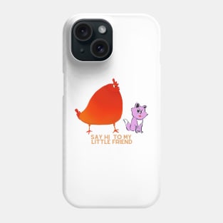 Feisty Fowl and Feline Fashion Phone Case