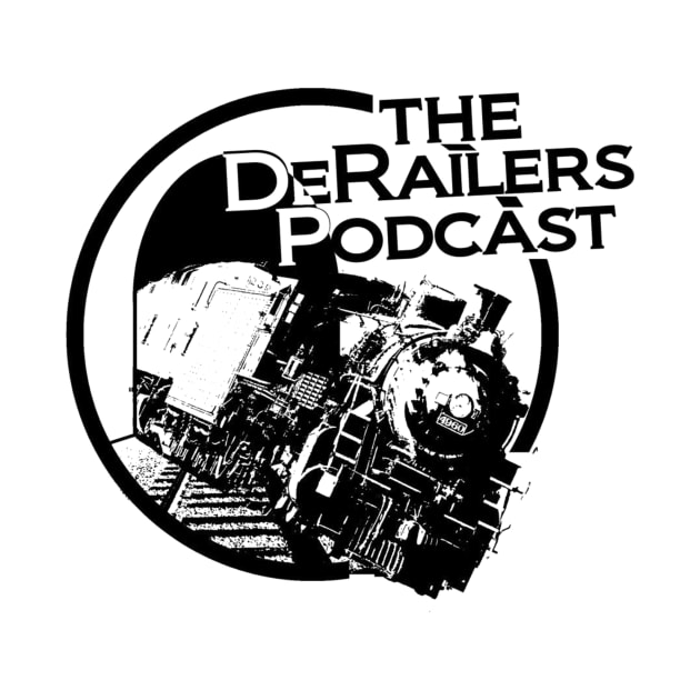 DeRailers Podcast Logo (Black) by TheDeRailersPodcast