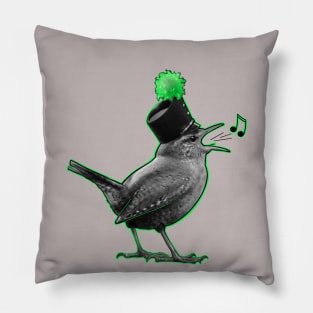 Single bird band Pillow