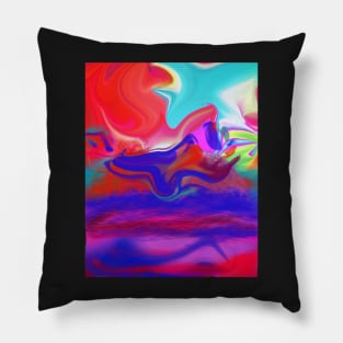 Abstract ocean , Pillow