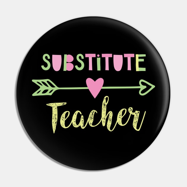 Substitute Teacher Gift Idea Pin by BetterManufaktur