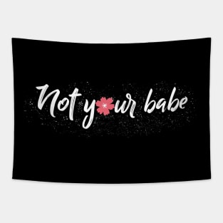 Not Your Babe Feminist Tapestry