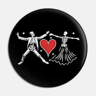 Skeleton Dance Pin