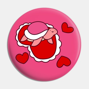 Valentine Hearts Turtle Pin