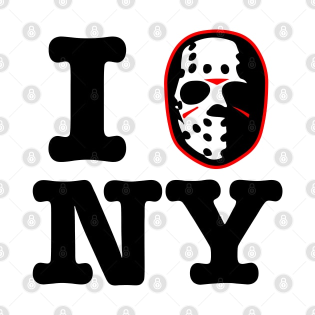 I hockey mask new york city! by GodsBurden