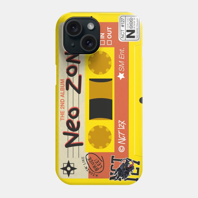 NCT's NEOZONE's cassette (N VERSION) Phone Case by Duckieshop