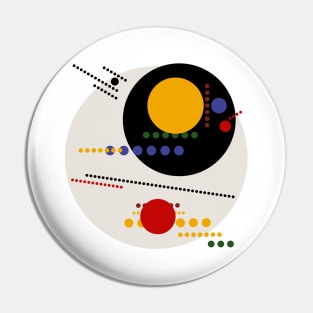 Kazimir Malevich inspired composition 3 Pin