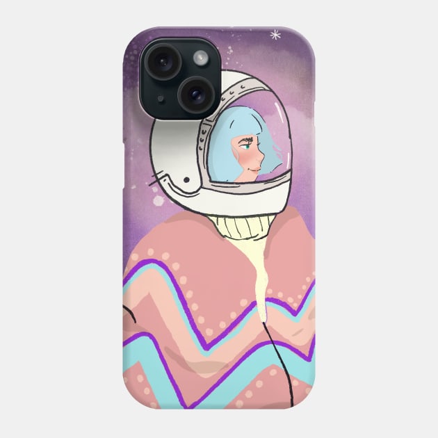 Spacing Out Phone Case by BellaSophiaCreative