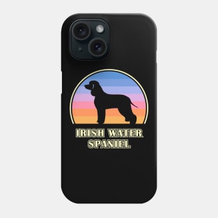 Irish Water Spaniel Vintage Sunset Dog Phone Case