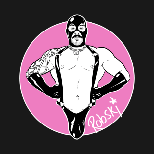 Latex Master - sixfootfiveguy - PINK T-Shirt