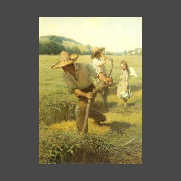 The Scythers (Back to the Farm) by NC Wyeth by MasterpieceCafe