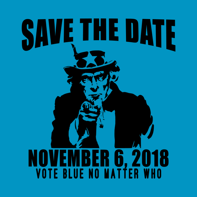 Save the Date Midterms 2018 by Scarebaby