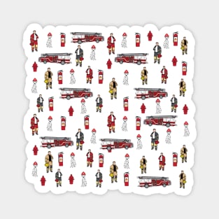 Fire Fighter Mix Magnet