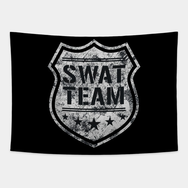 Swat Team Shield Swat Tapestry Teepublic Au