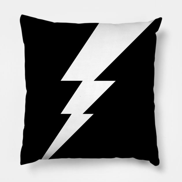 Lightning bolt logo Pillow by TMBTM