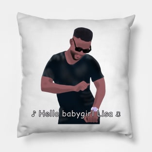 Usman - hello babygirl Pillow