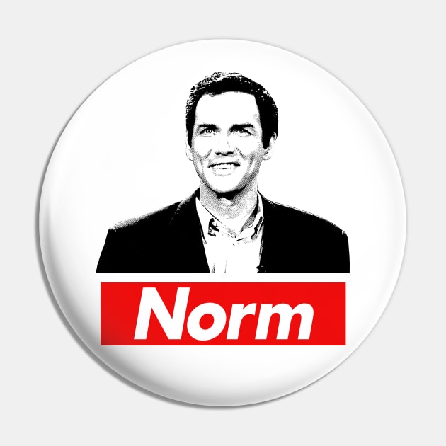 Norm Macdonald /// Retro Fan Design Pin by DankFutura