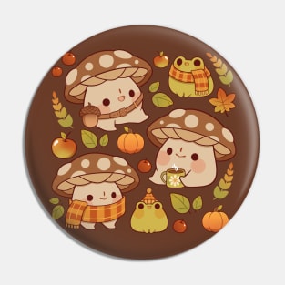 Mushroom and froggie fall Pin