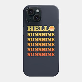 Hello Sunshine Retro Phone Case