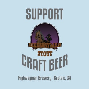 HMB Support Craft Beer: Highwayman Stout T-Shirt