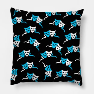 Broadway Face Mask for Theatre Lovers. Pillow