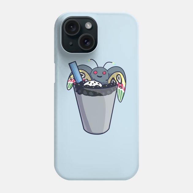 Bubble Tea Mothman Phone Case by ziodynes098