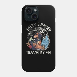 Salty Summer Travel Dog Lover Phone Case