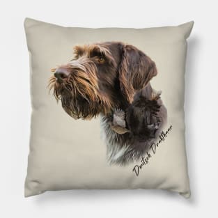 German Wirehaired Pointer Pillow