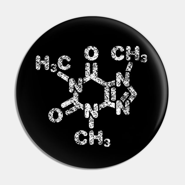 Caffeine molecule Pin by robinlund